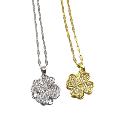 Collier Anti Stress TREFLE 4 FEUILLES