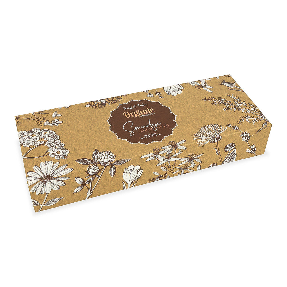 Coffret Bougie Parfumée Smudge Organic Goodness