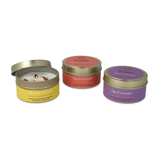 Coffret Bougie Parfumée Smudge Organic Goodness
