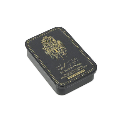 Encens Good Fortune & Porte-Encens en Boite Coulissante en fer