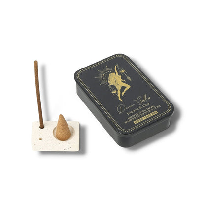 Encens Divine Goddess & Porte-Encens en Boite Coulissante en fer
