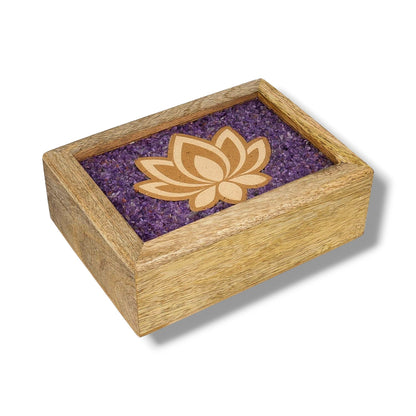 Boite à Bijoux LOTUS AMETHYSTE