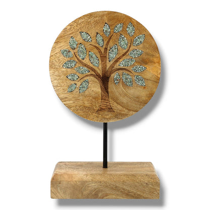 Deco Arbre de Vie avec Aventurine Verte sur socle
