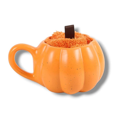 Tasse Citrouille avec Chaussettes