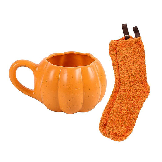 Tasse Citrouille avec Chaussettes