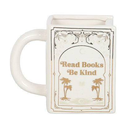 Tasse Livre "Read Books Be Kind" Blanche