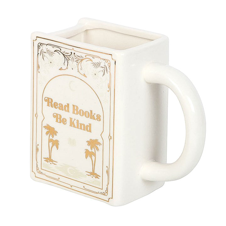 Tasse Livre "Read Books Be Kind" Blanche