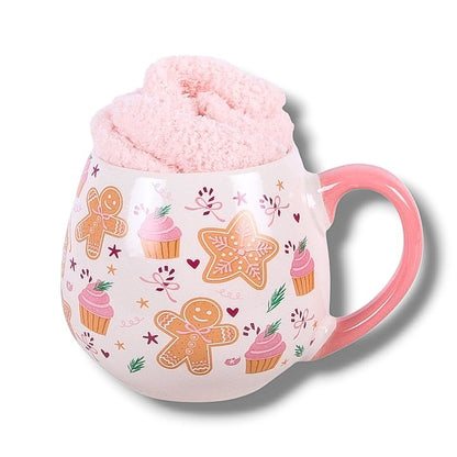 Tasse Biscuits au Gingembre avec Chaussettes