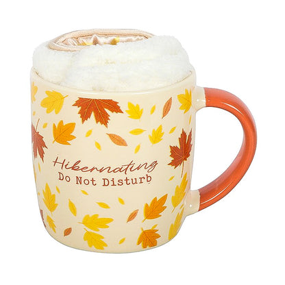 Kit Cocooning d'Automne - 1 Tasse, des Chaussettes & 1 Masque de Sommeil