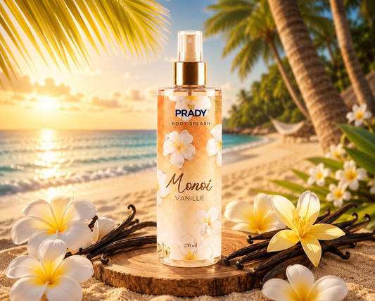 Brumes Corps & Cheveux Prady MONOI VANILLE 250ml