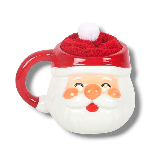 Tasse Pere Noel avec Chaussettes