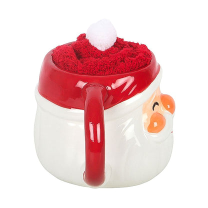 Tasse Pere Noel avec Chaussettes