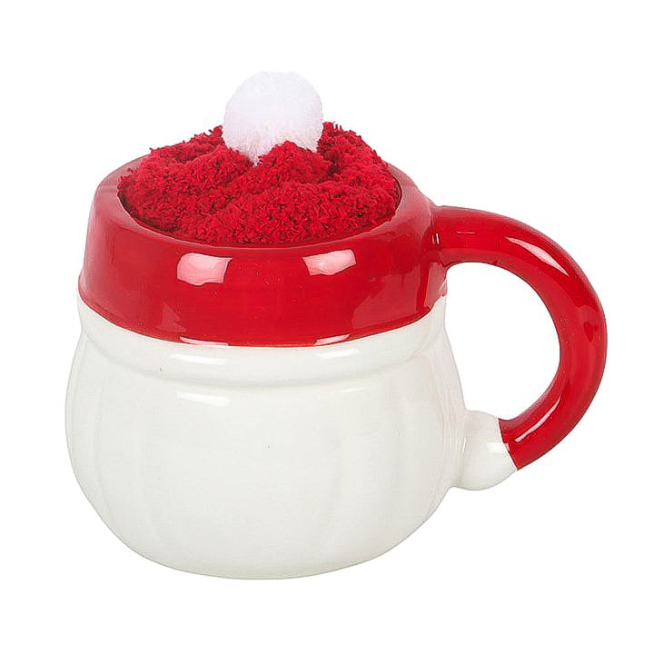 Tasse Pere Noel avec Chaussettes