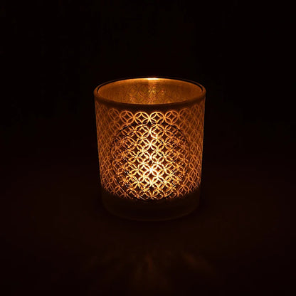 Photophore Givré FLEUR DE VIE