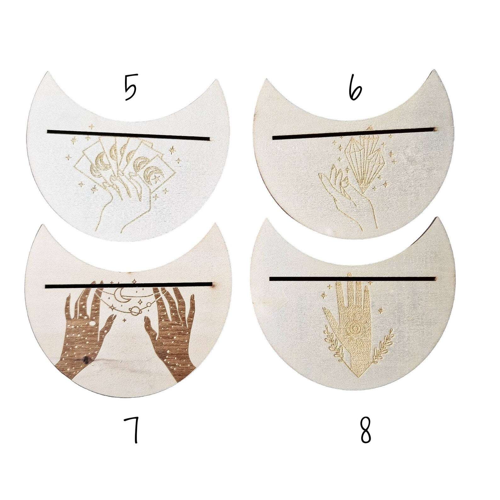 Petits Supports de Cartes Oracles BOIS NATUREL