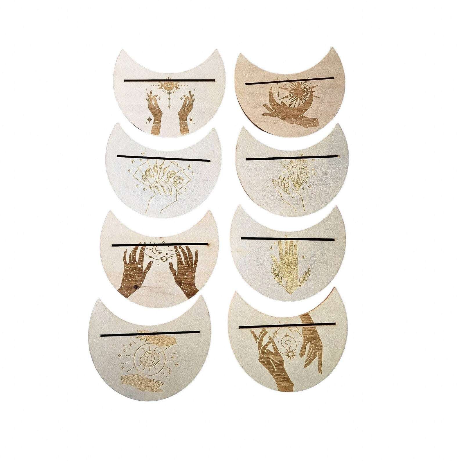 Petits Supports de Cartes Oracles BOIS NATUREL