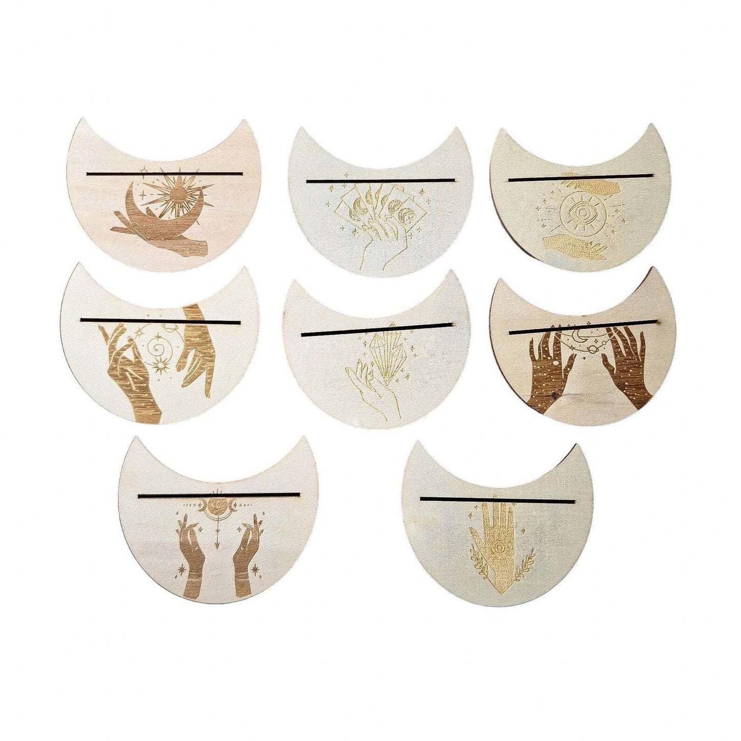Petits Supports de Cartes Oracles BOIS NATUREL