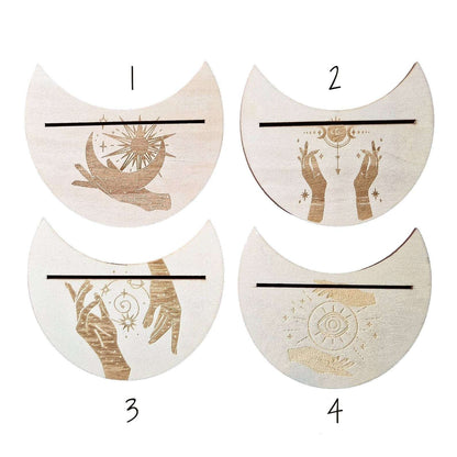 Petits Supports de Cartes Oracles BOIS NATUREL