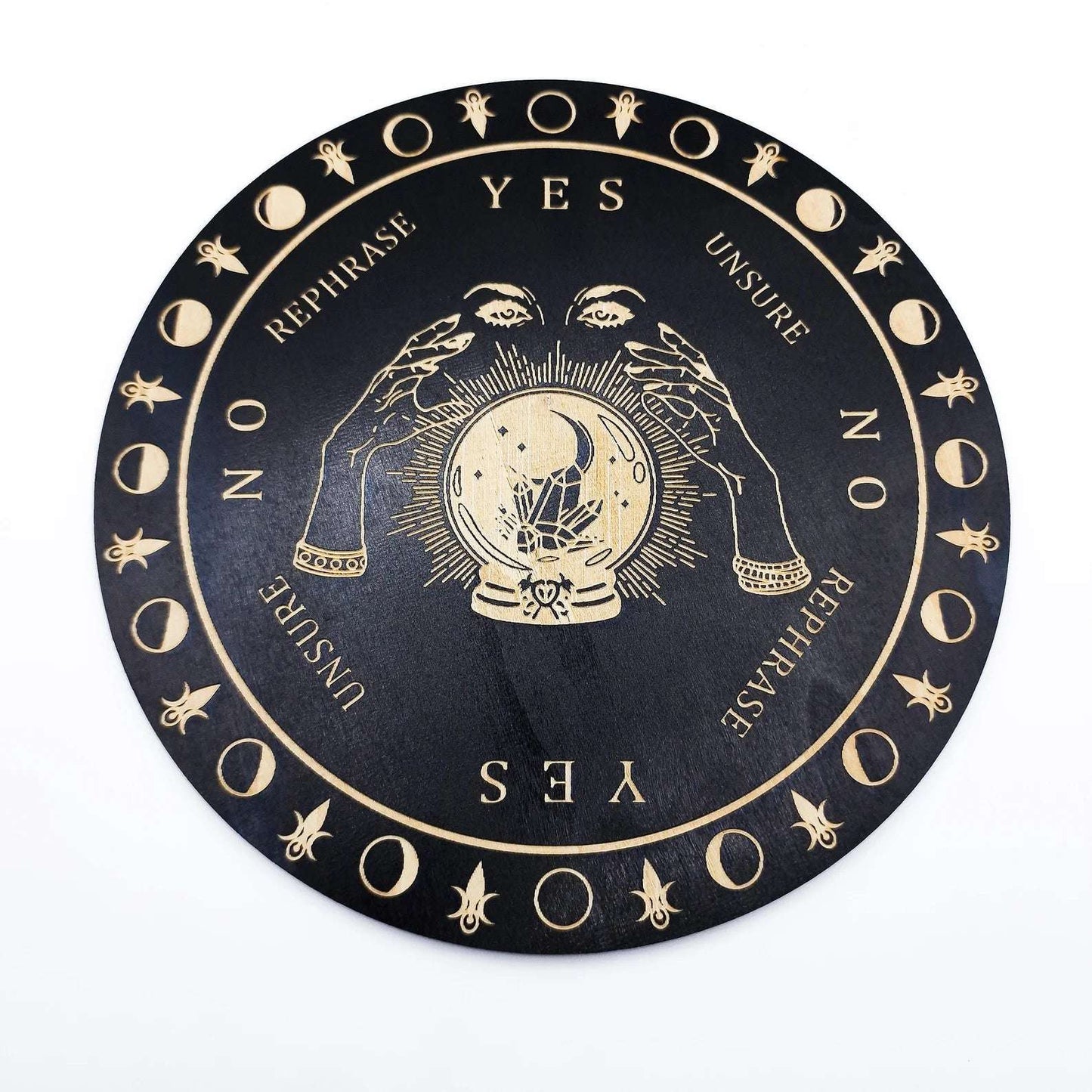 Planche de Radiesthésie BOULE DE CRISTAL