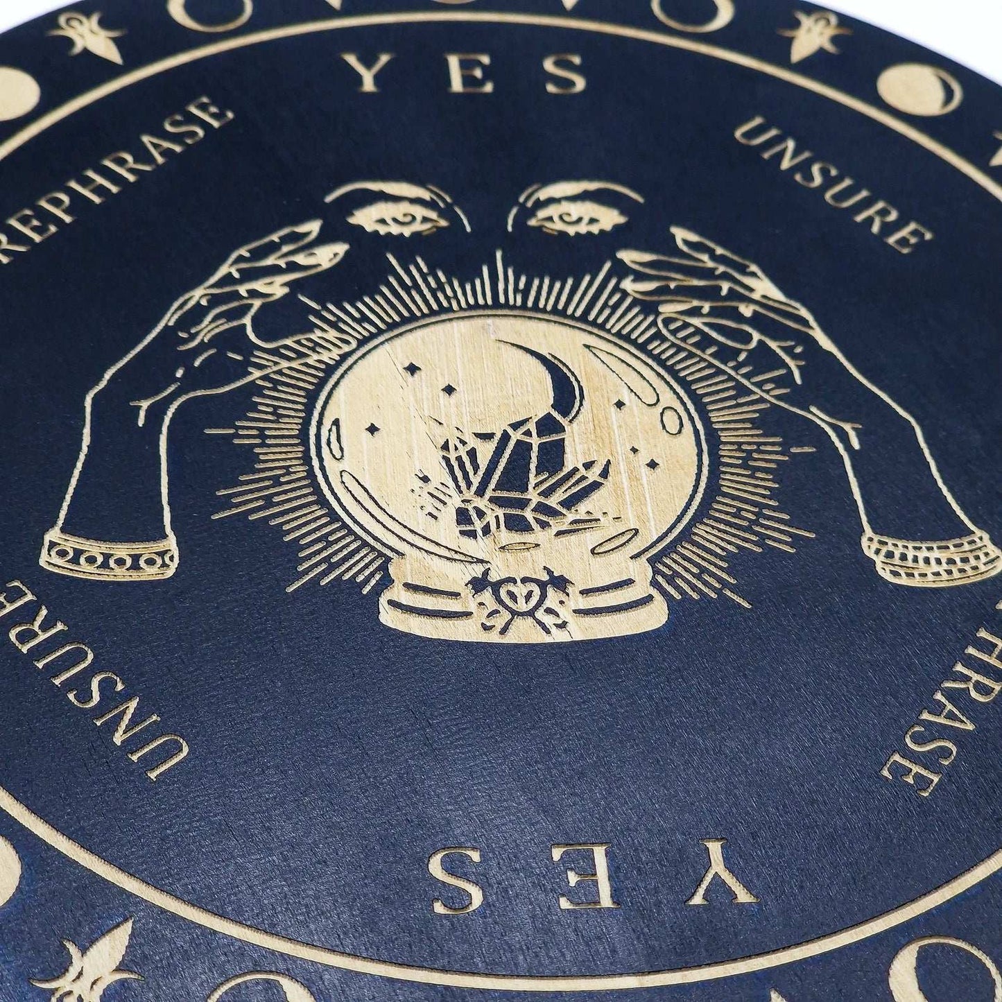 Planche de Radiesthésie BOULE DE CRISTAL