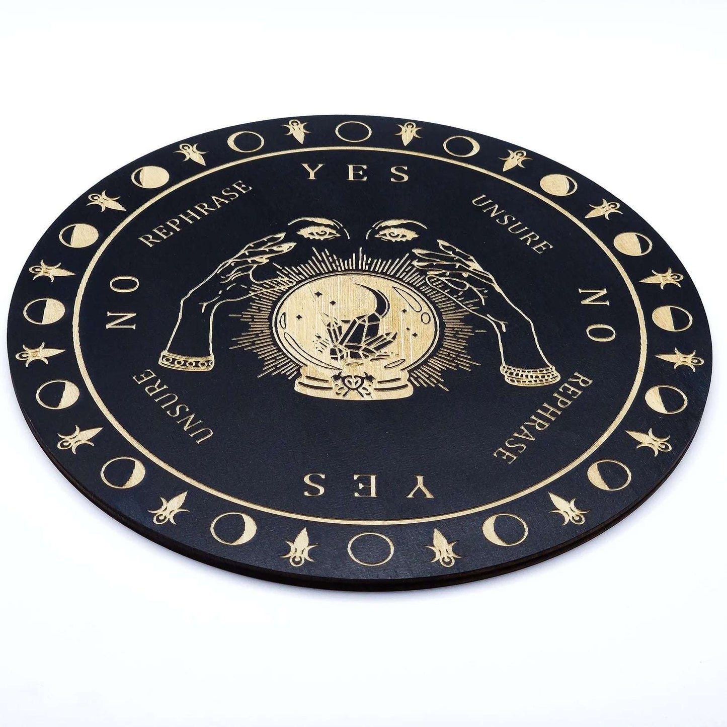 Planche de Radiesthésie BOULE DE CRISTAL