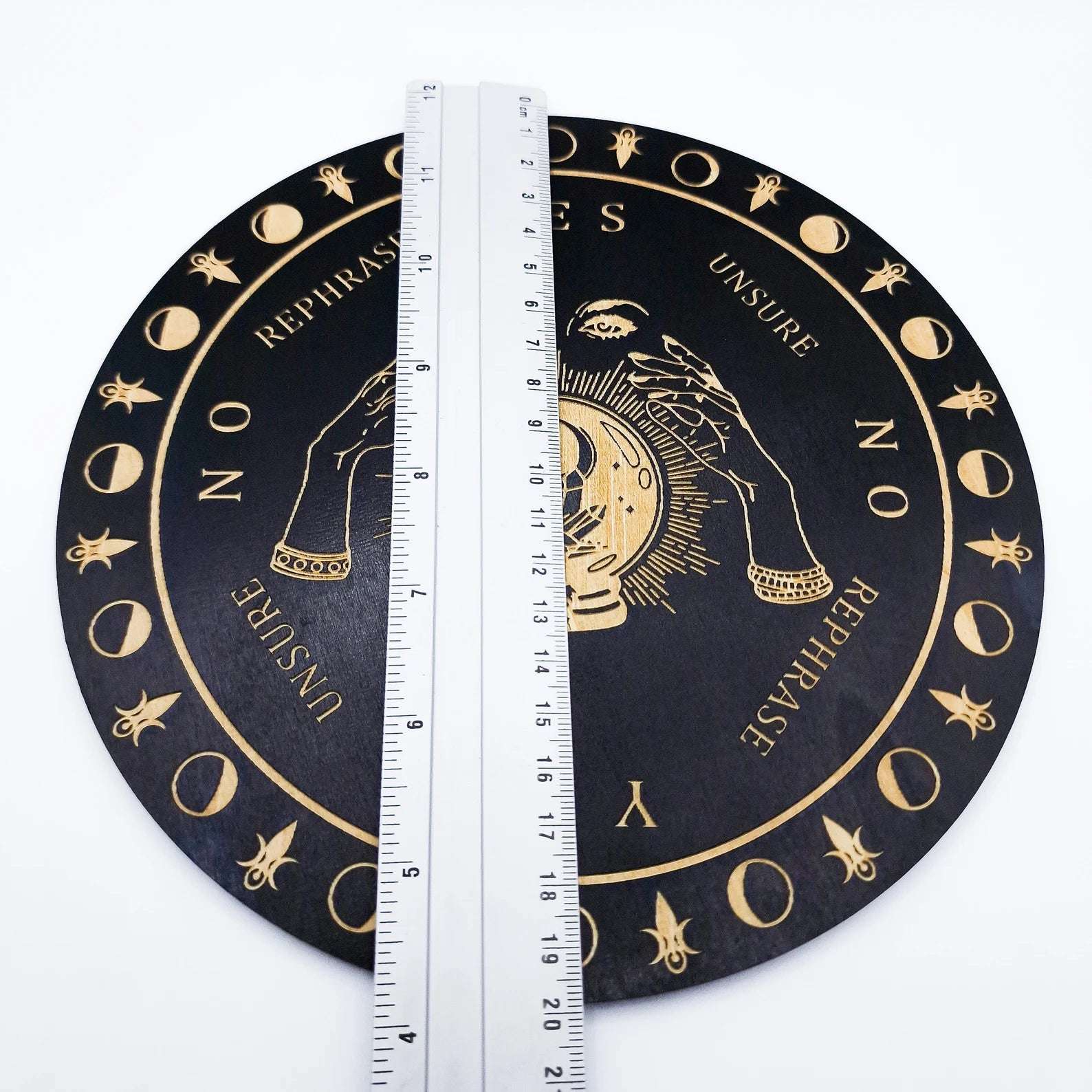 Planche de Radiesthésie BOULE DE CRISTAL