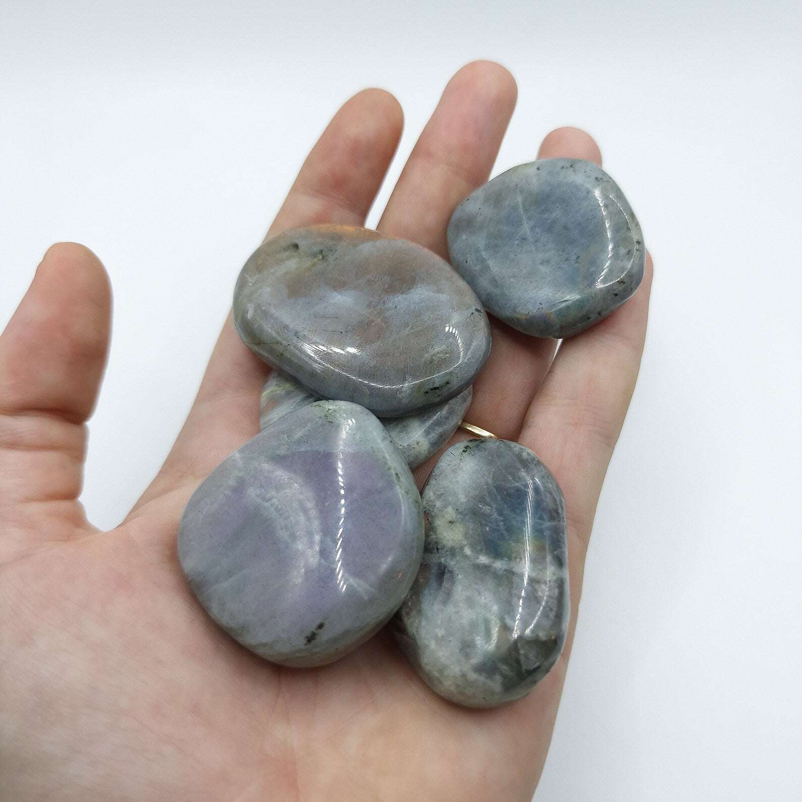 Pierre Plate LABRADORITE VIOLETTE AA