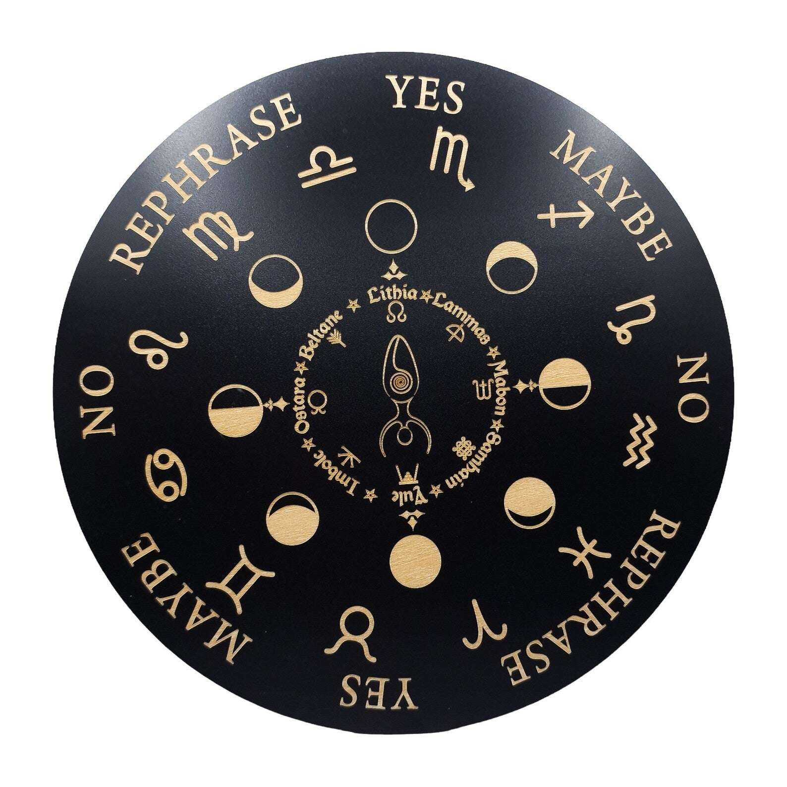 Planche de Radiesthésie FEMME WICCAN