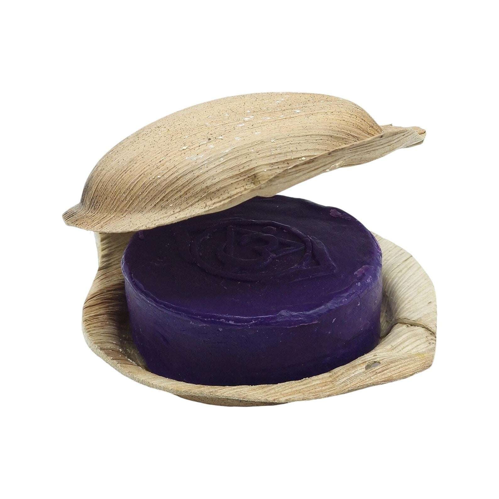 Savon Holy Lama en Feuille de Palmier Chakra 3eme Oeil