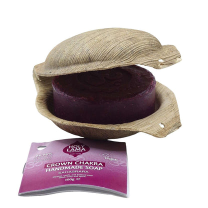 Savon Holy Lama en Feuille de Palmier Chakra Couronne