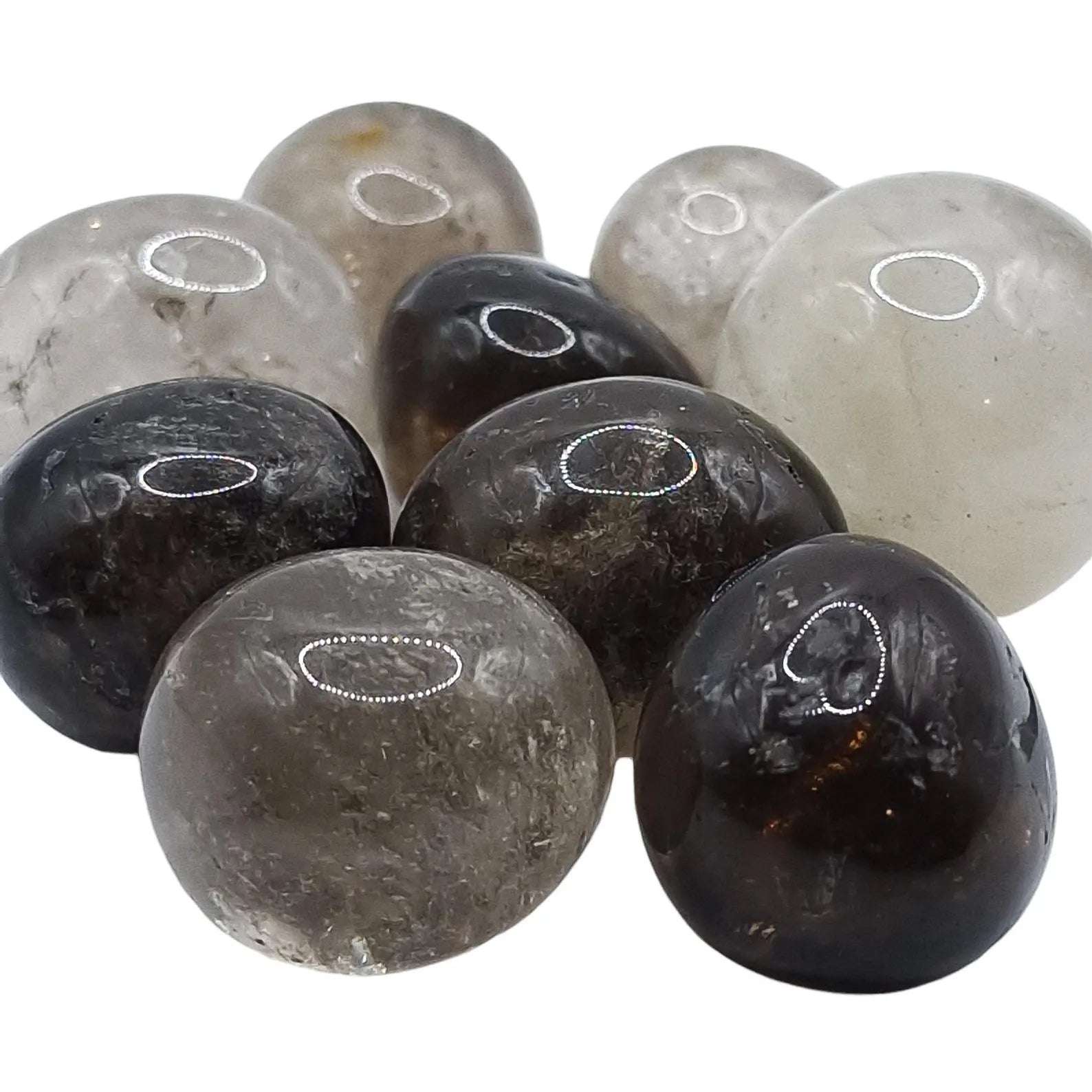 Pierre Roulée CRISTAL DE ROCHE FUME A +