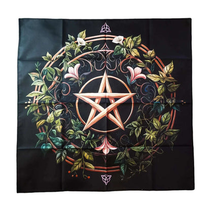 Nappe de Tarot PENTAGRAMME & TRIQUETRA