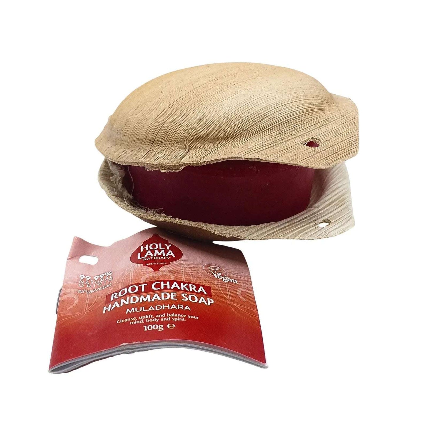 Savon Holy Lama en Feuille de Palmier Chakra Racine
