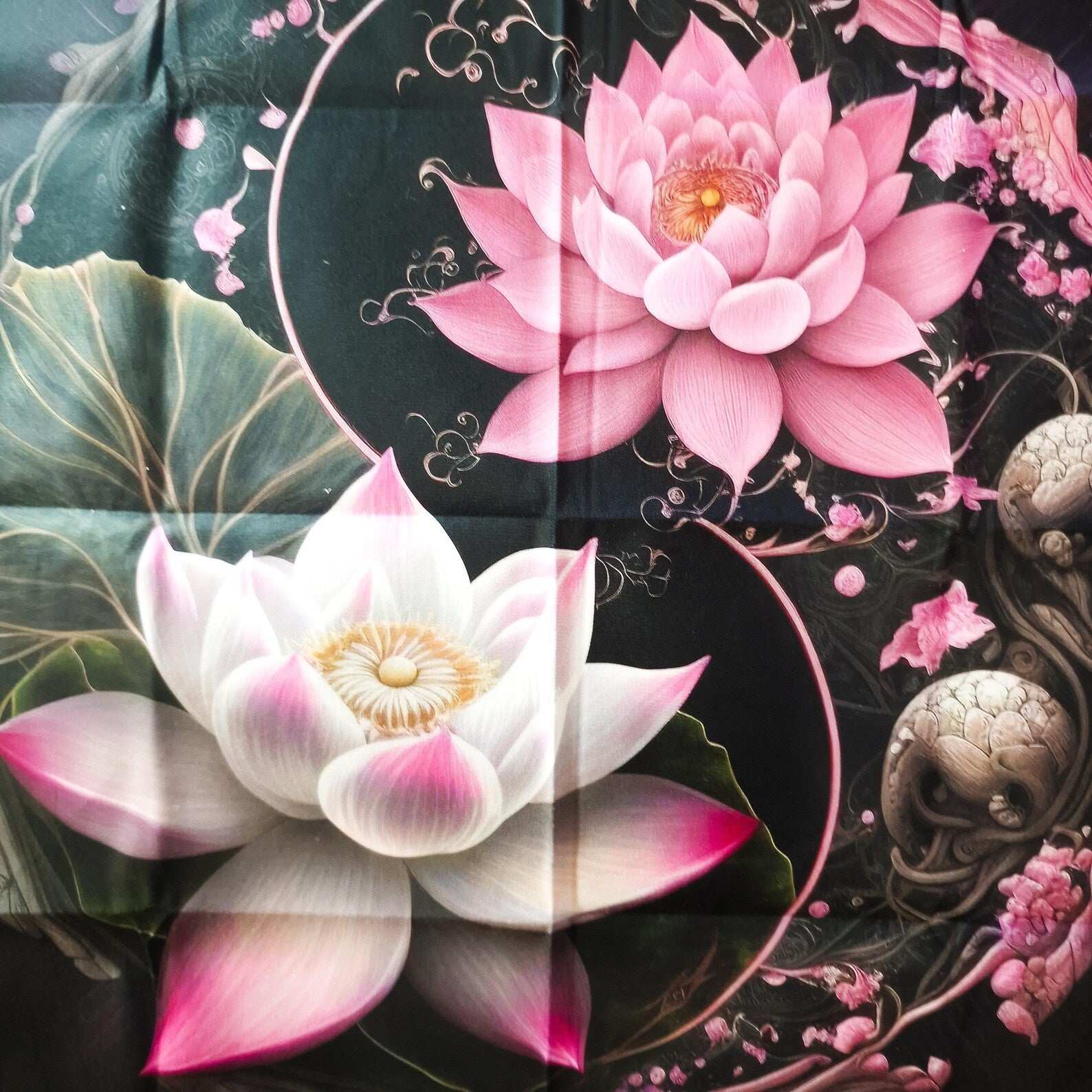 Nappe de Tarot YIN YANG LOTUS