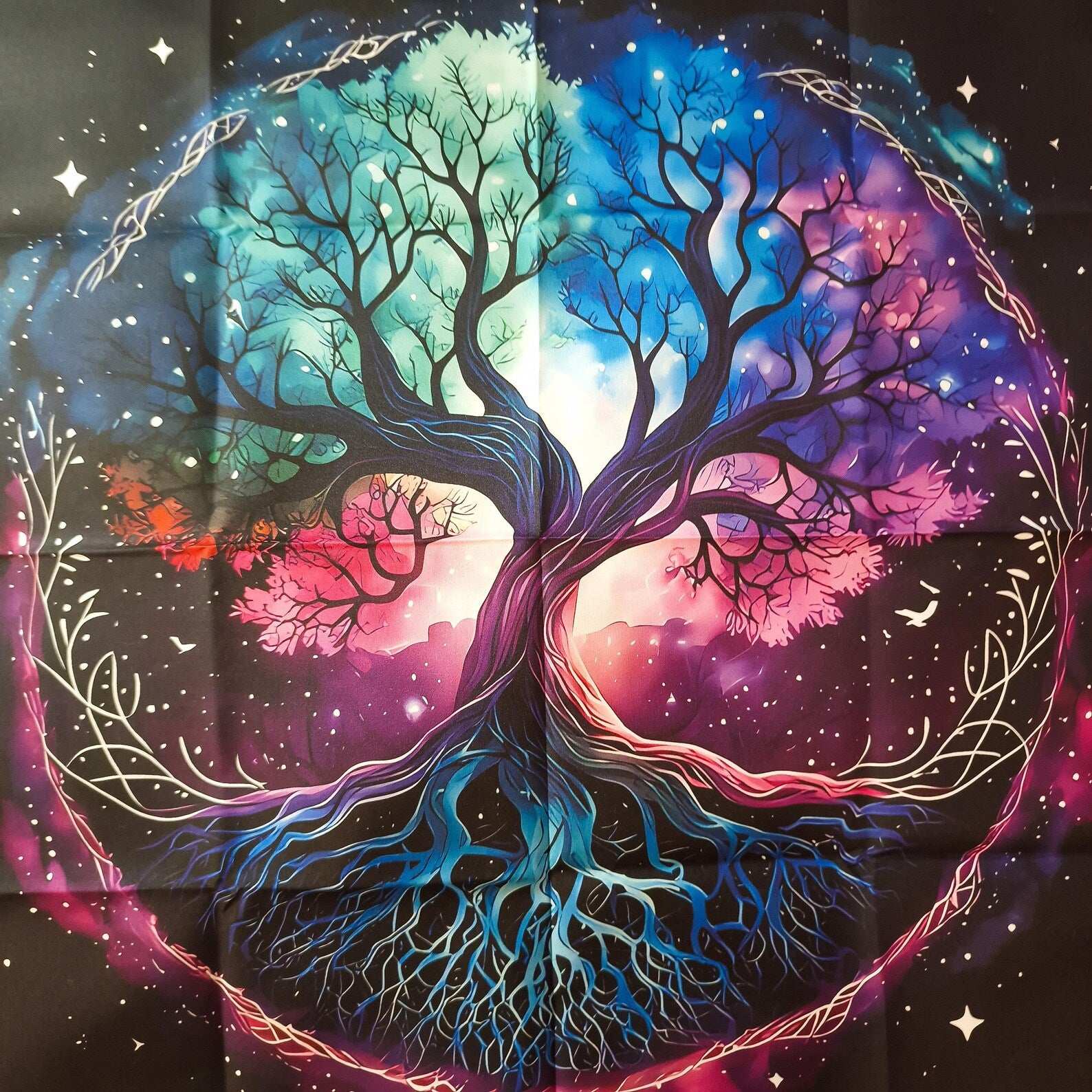 Nappe de Tarot ARBRE DE VIE