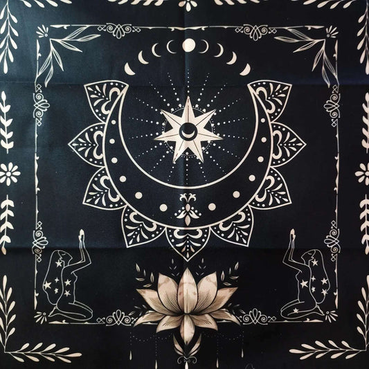 Nappe de Tarot LUNE LOTUS