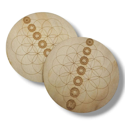 GRAINE DE VIE 7 CHAKRAS EN BOIS