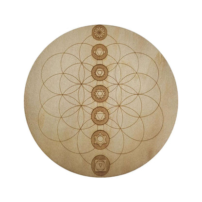 GRAINE DE VIE 7 CHAKRAS EN BOIS