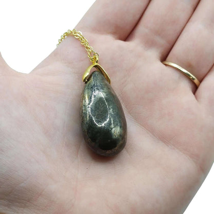 Collier Sautoir PYRITE A+