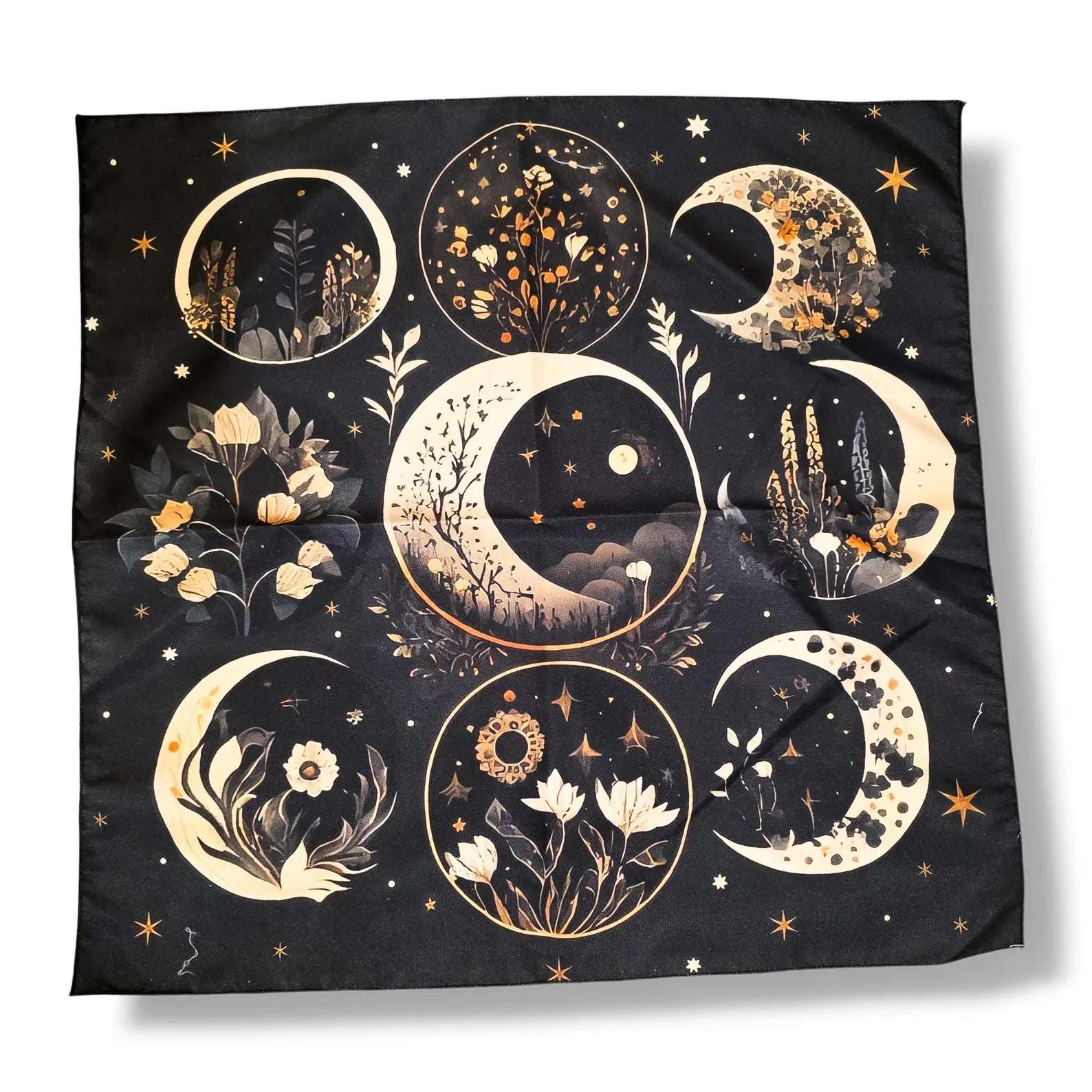 Nappe de Tarot LES LUNES FLEURIES