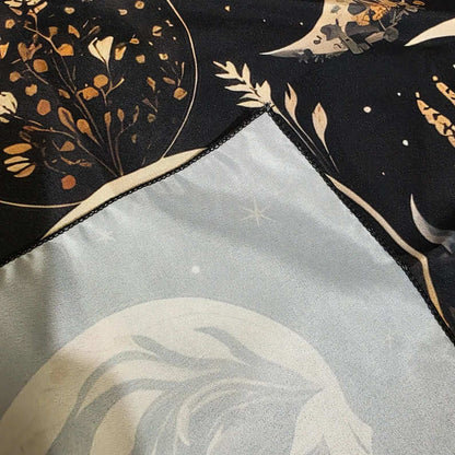 Nappe de Tarot LES LUNES FLEURIES