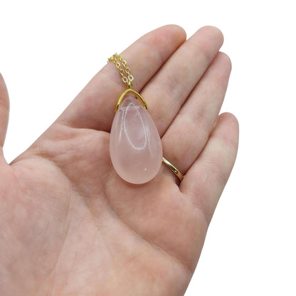 Collier Sautoir QUARTZ ROSE A