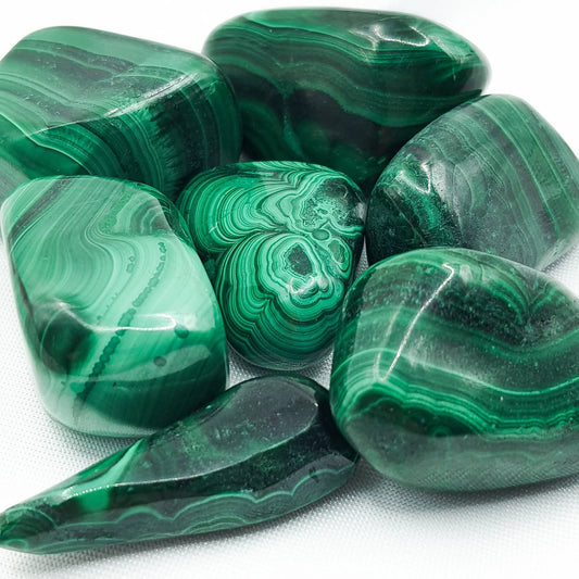 Pierre Roulée MALACHITE AA