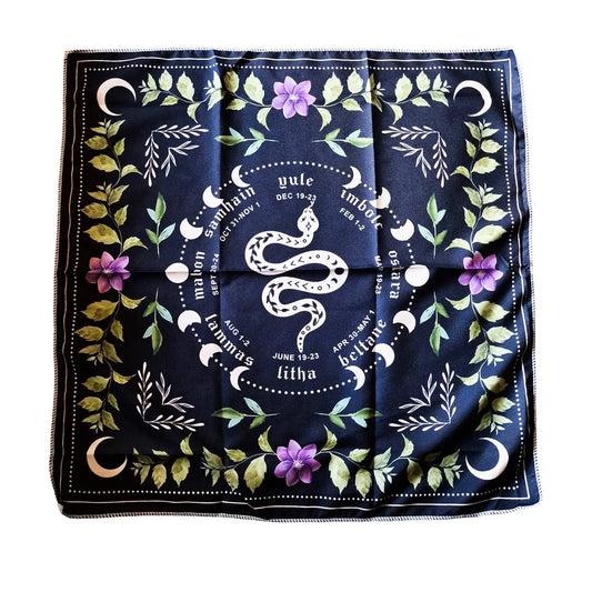 Nappe de Tarot ROUE DES SABBATS