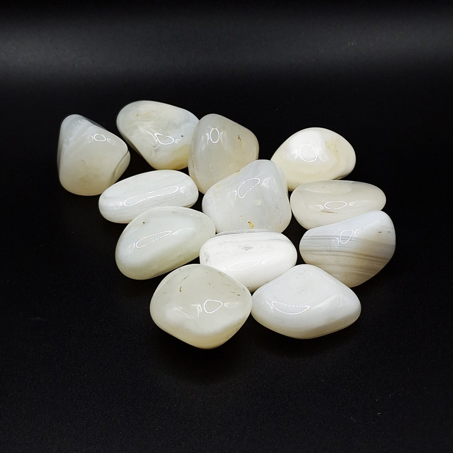Pierre Roulée AGATE BLANCHE A