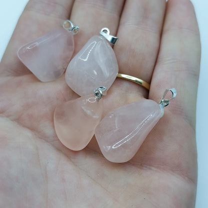 Pendentif QUARTZ ROSE A
