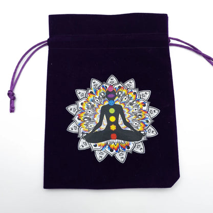 Pochettes en Velours Divinatoire Violettes