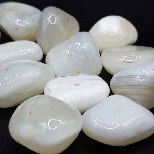 Pierre Roulée AGATE BLANCHE A