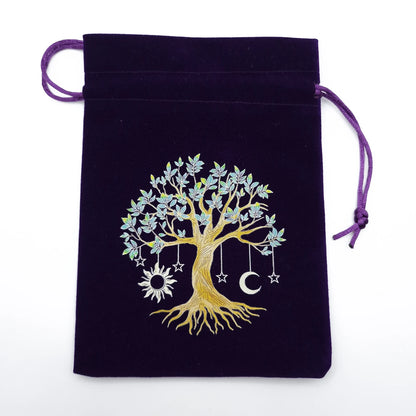 Pochettes en Velours Divinatoire Violettes