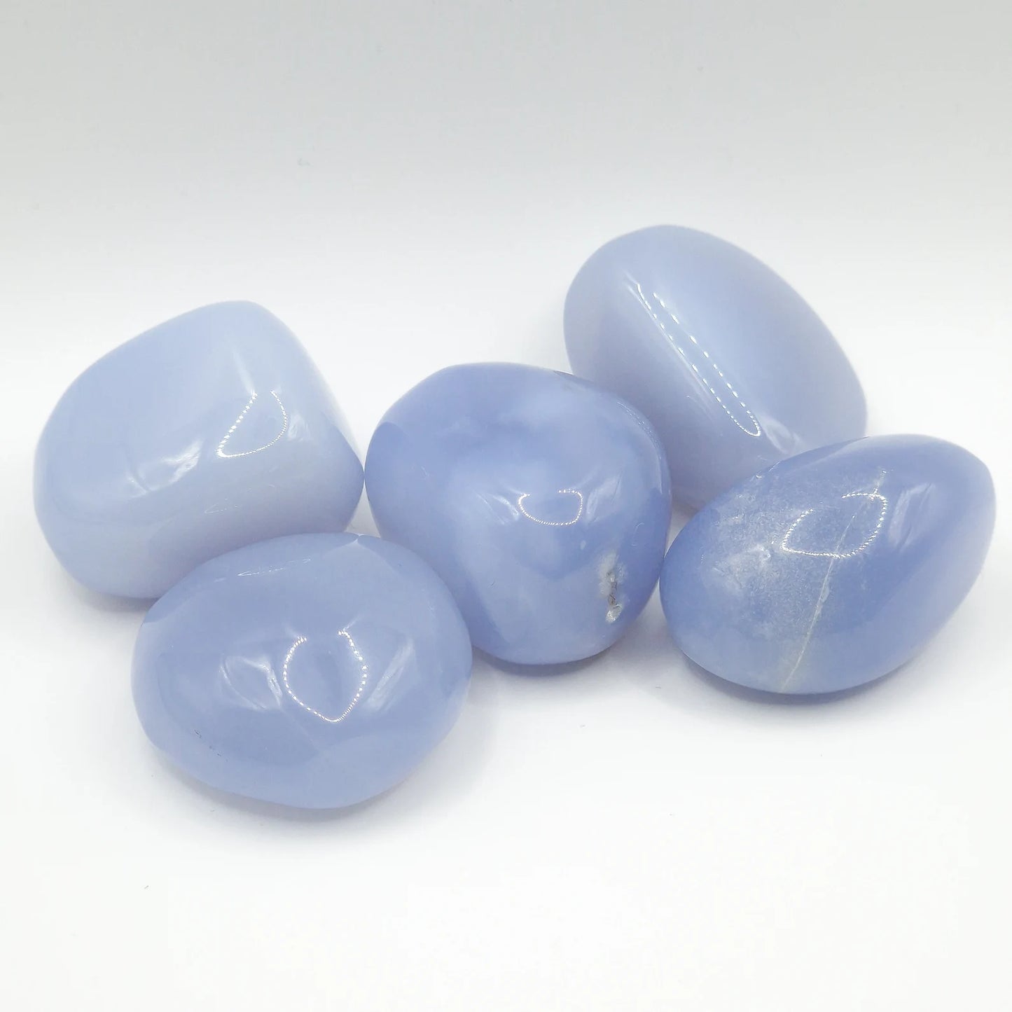 Pierre Roulée CALCEDOINE BLEUE AAA